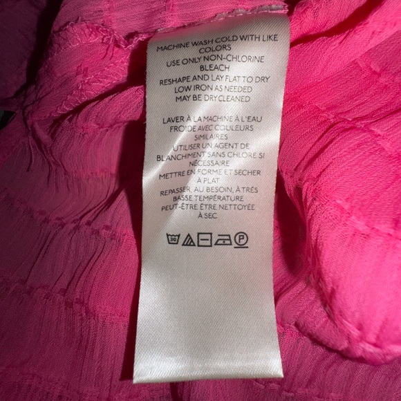 Free People Love Life Sheer Buttondown top SZ oversized large. (Can fit XL) EUC - Picture 9 of 10